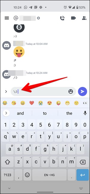 Discord-Mobile-Backslash-Auto-Emoji